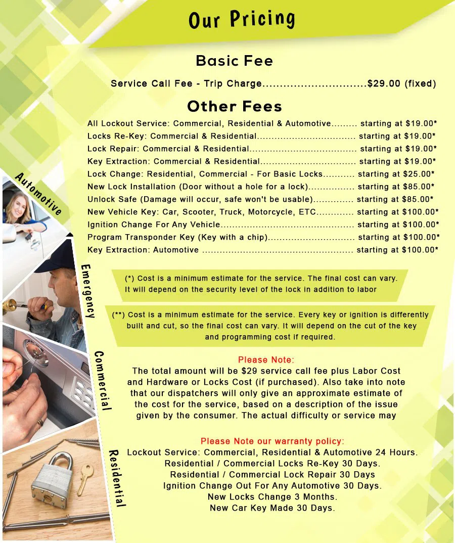 Safe Key Locksmith Service Lutz, FL 813-395-0107